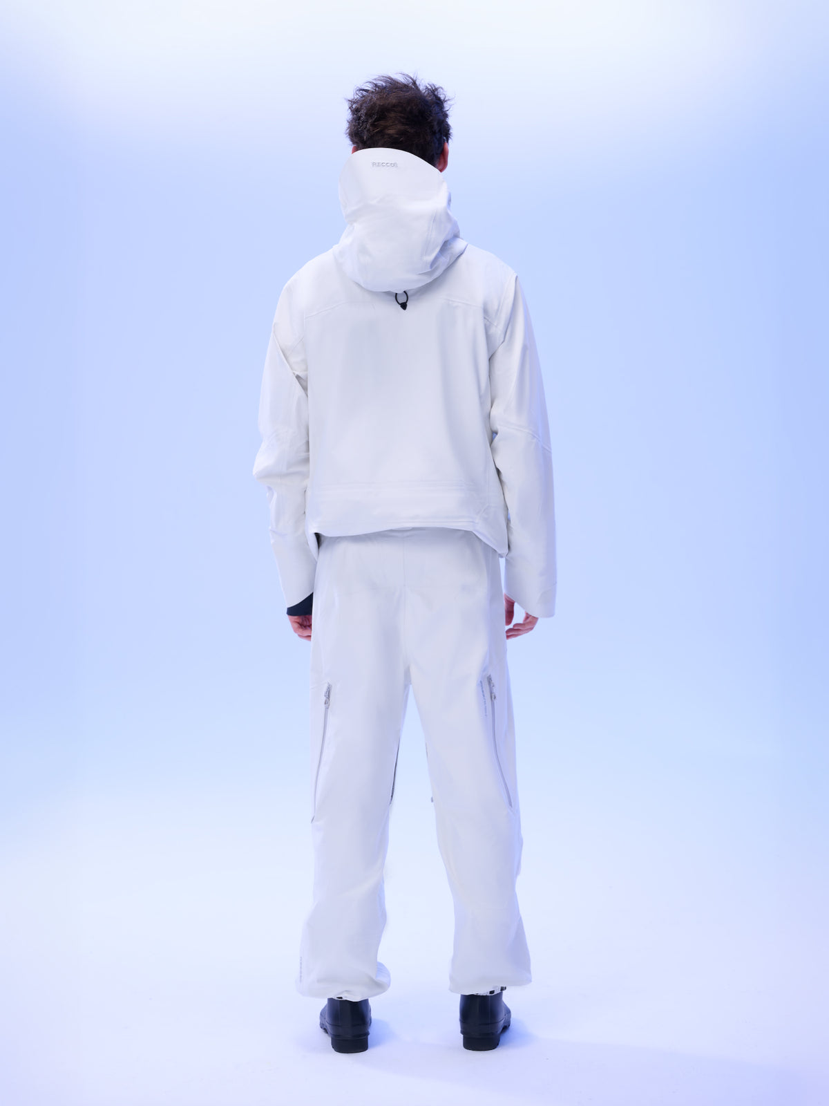 Men's FREERUSH Waterproof 3L Snowboard Jacket in White