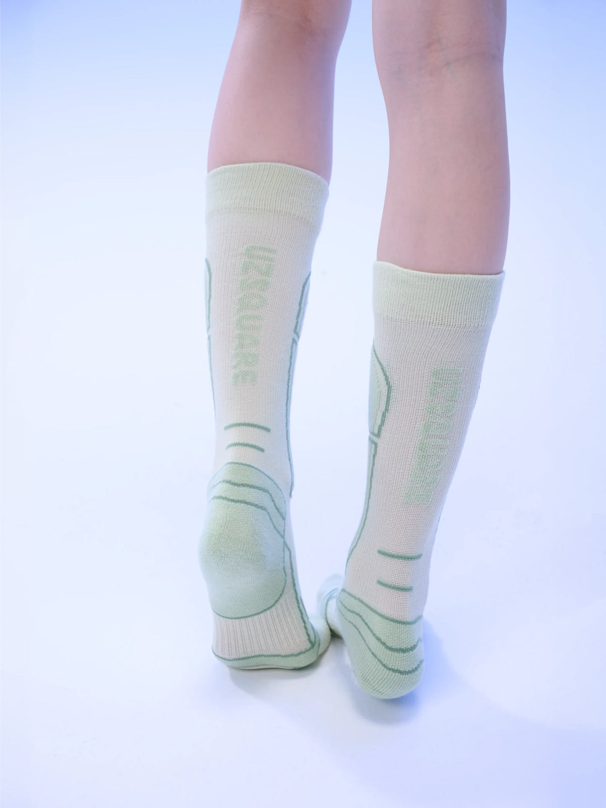 Performance Ski & Snowboard Socks in Light green