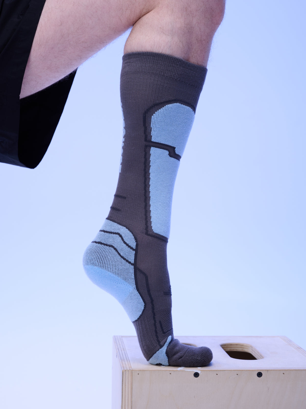 Performance Ski & Snowboard Socks in Blue
