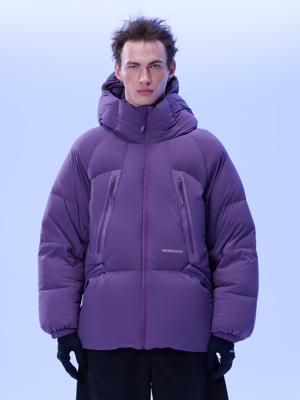 UZSQUARE Unisex Hooded Down Jacket