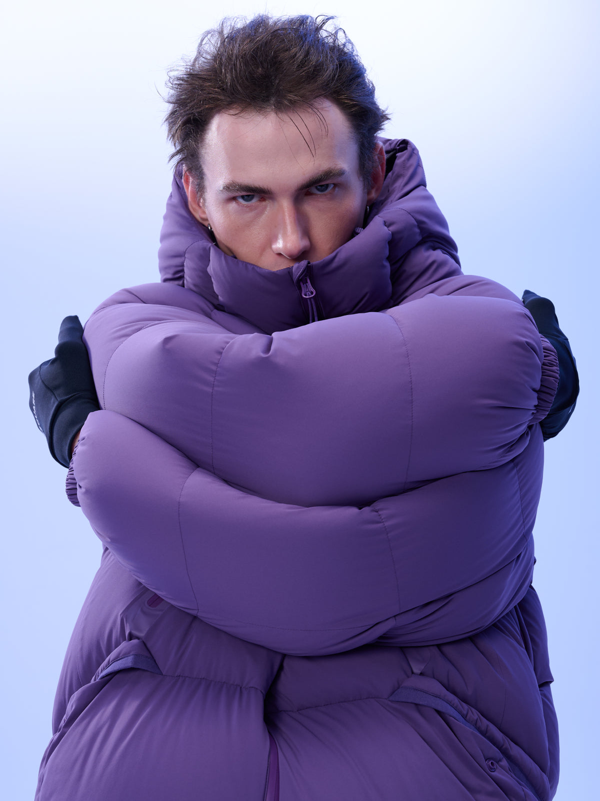 UZSQUARE Unisex Hooded Down Jacket