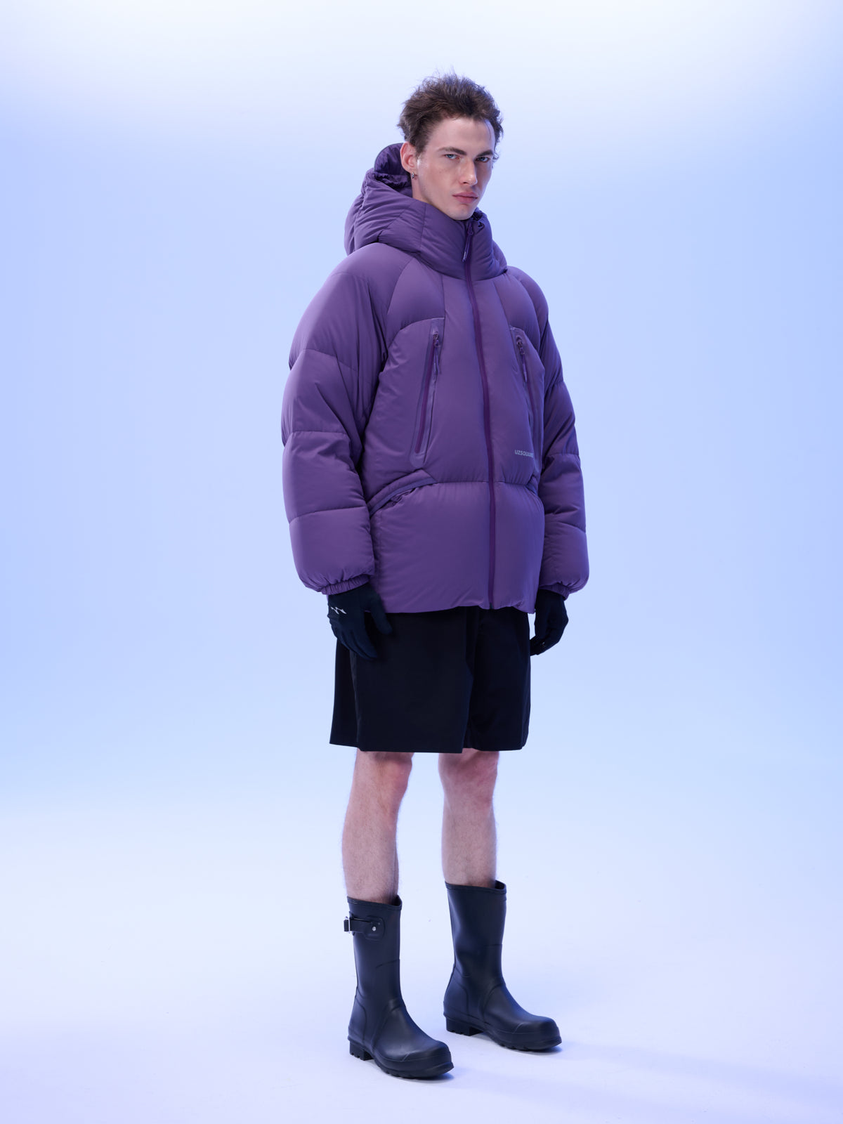 UZSQUARE Unisex Hooded Down Jacket