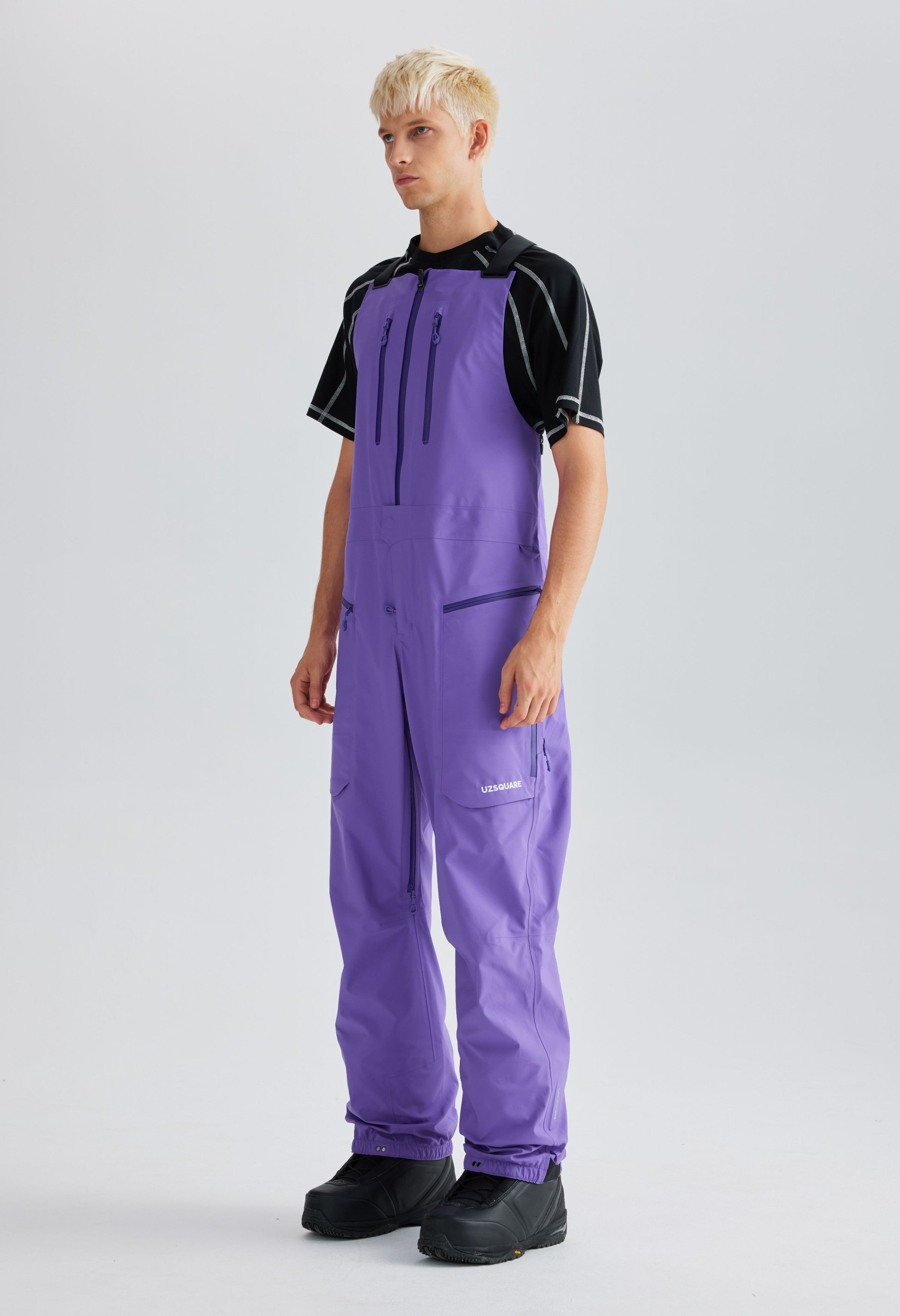 BOOM 2.0 Snowboarding & Skiing Unisex Bib Pants - UZSQUARE