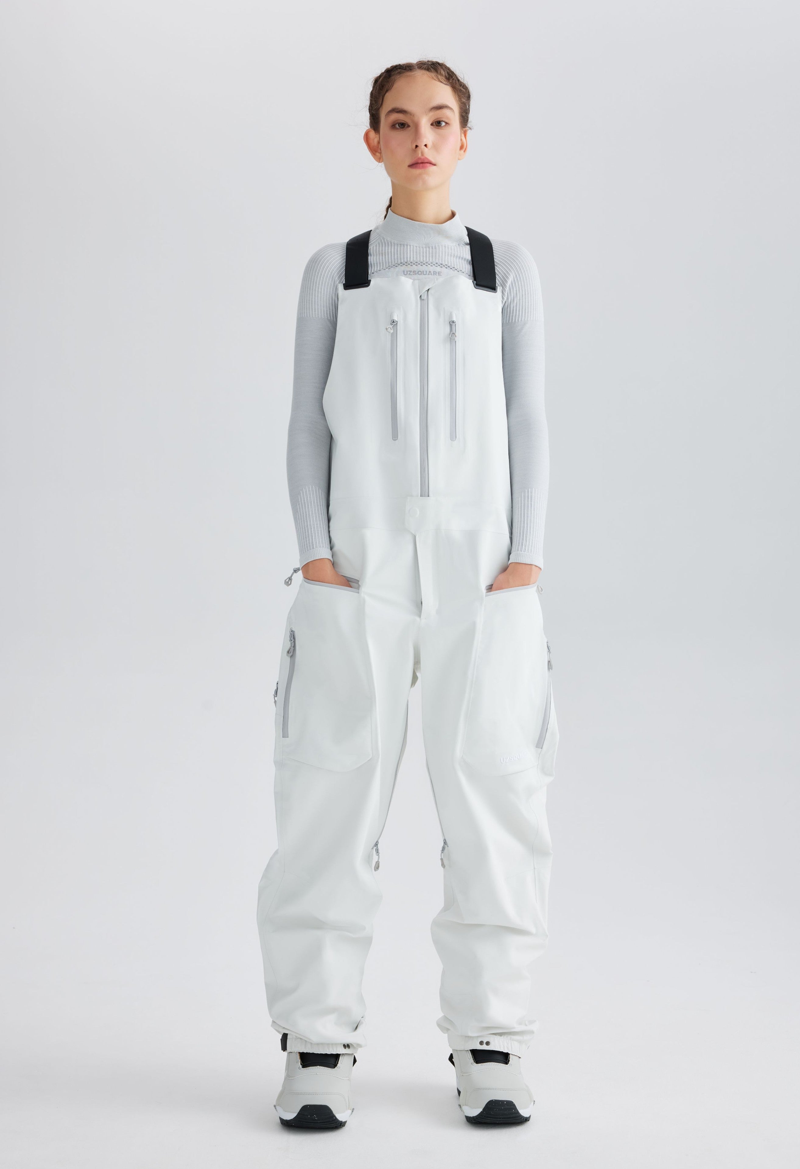 BOOM 2.0 Snowboarding & Skiing Unisex Bib Pants - UZSQUARE BOOM 2.0 Snowboarding & Skiing Unisex Bib Pants - UZSQUARE