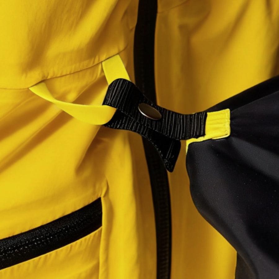 Jacket-to-Snowbibs Hooks for Connection