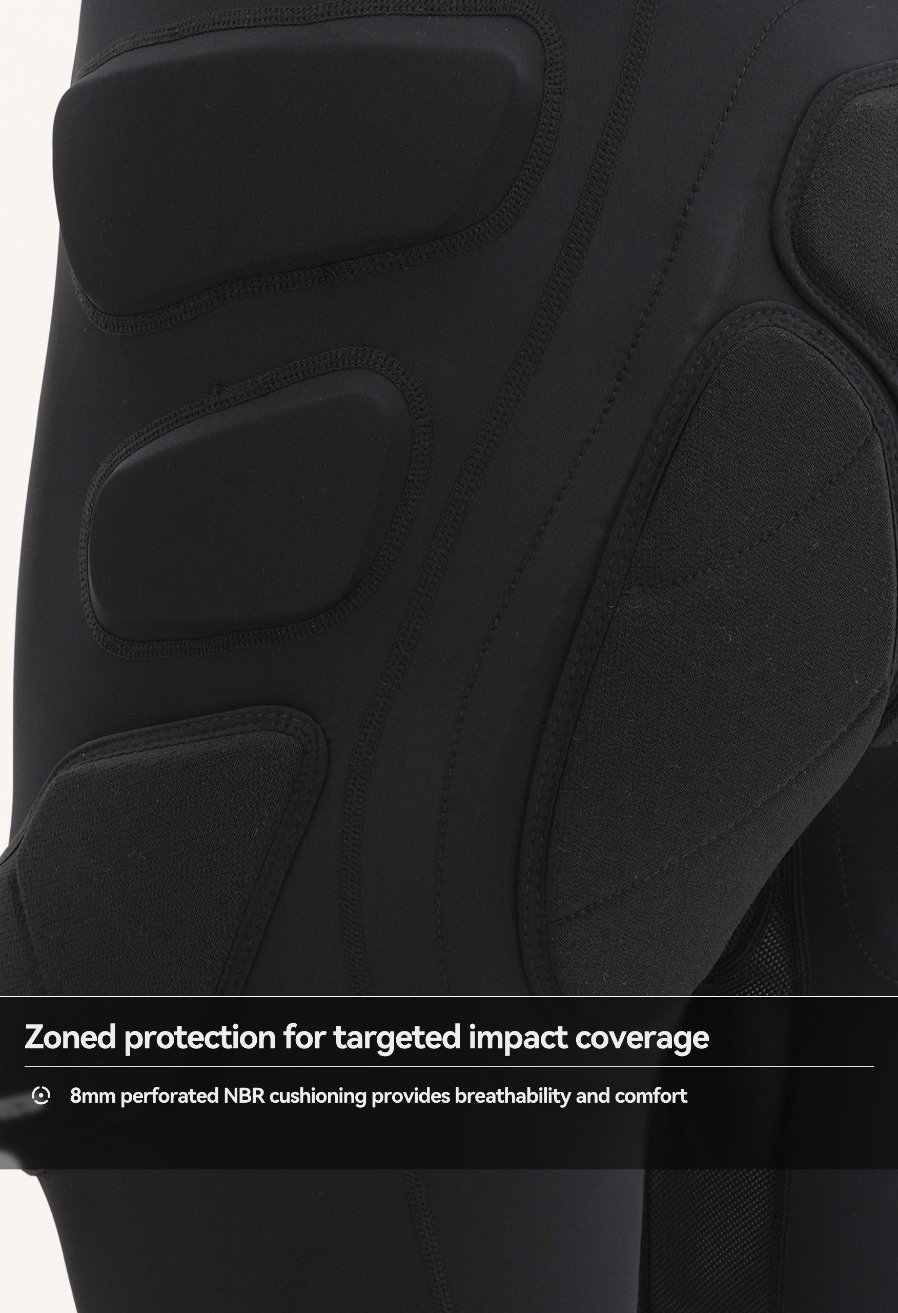 UZSQUARE Protective Hip Pads for Snowboarding & Skiing