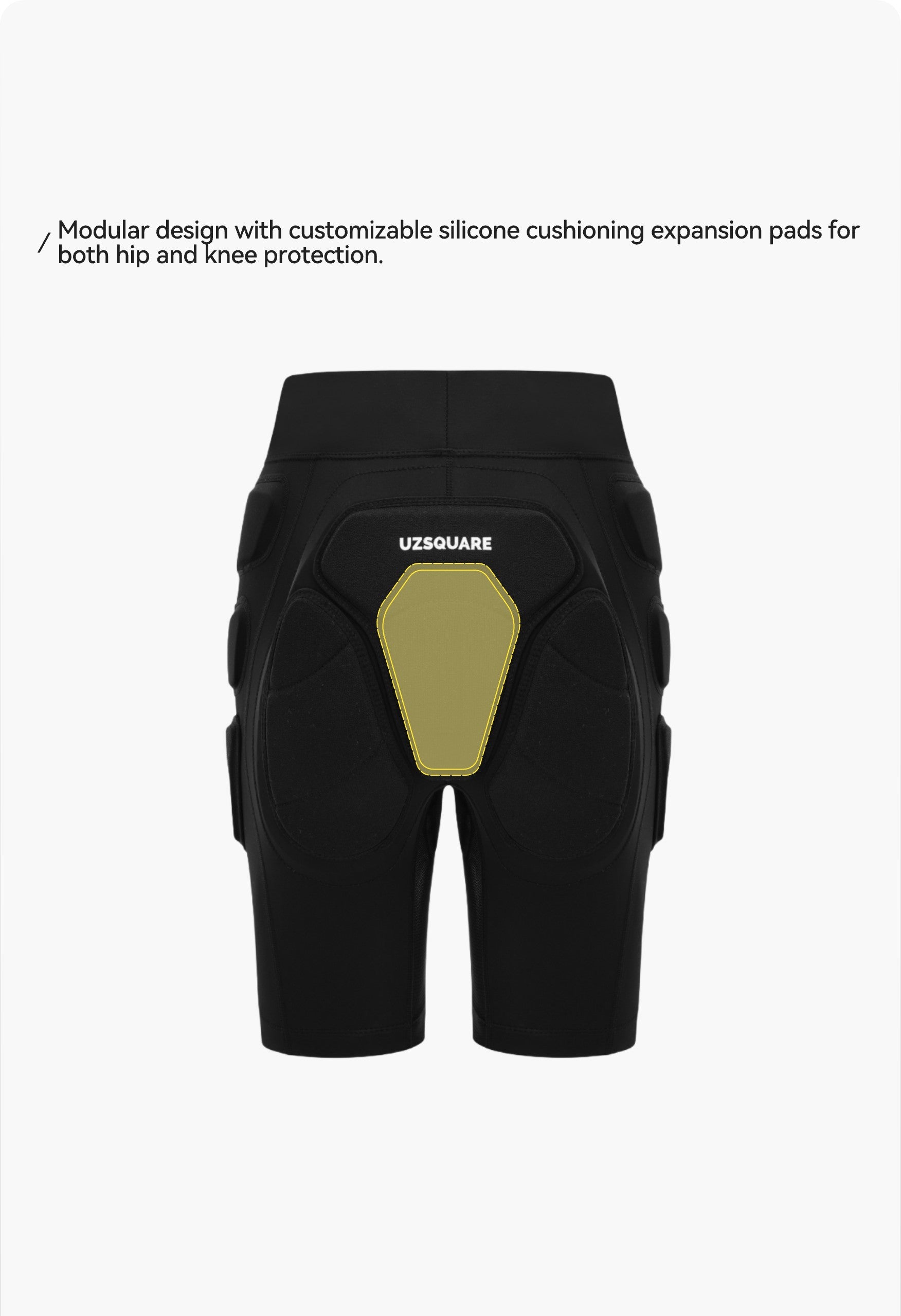 UZSQUARE Protective Hip Pads for Snowboarding & Skiing