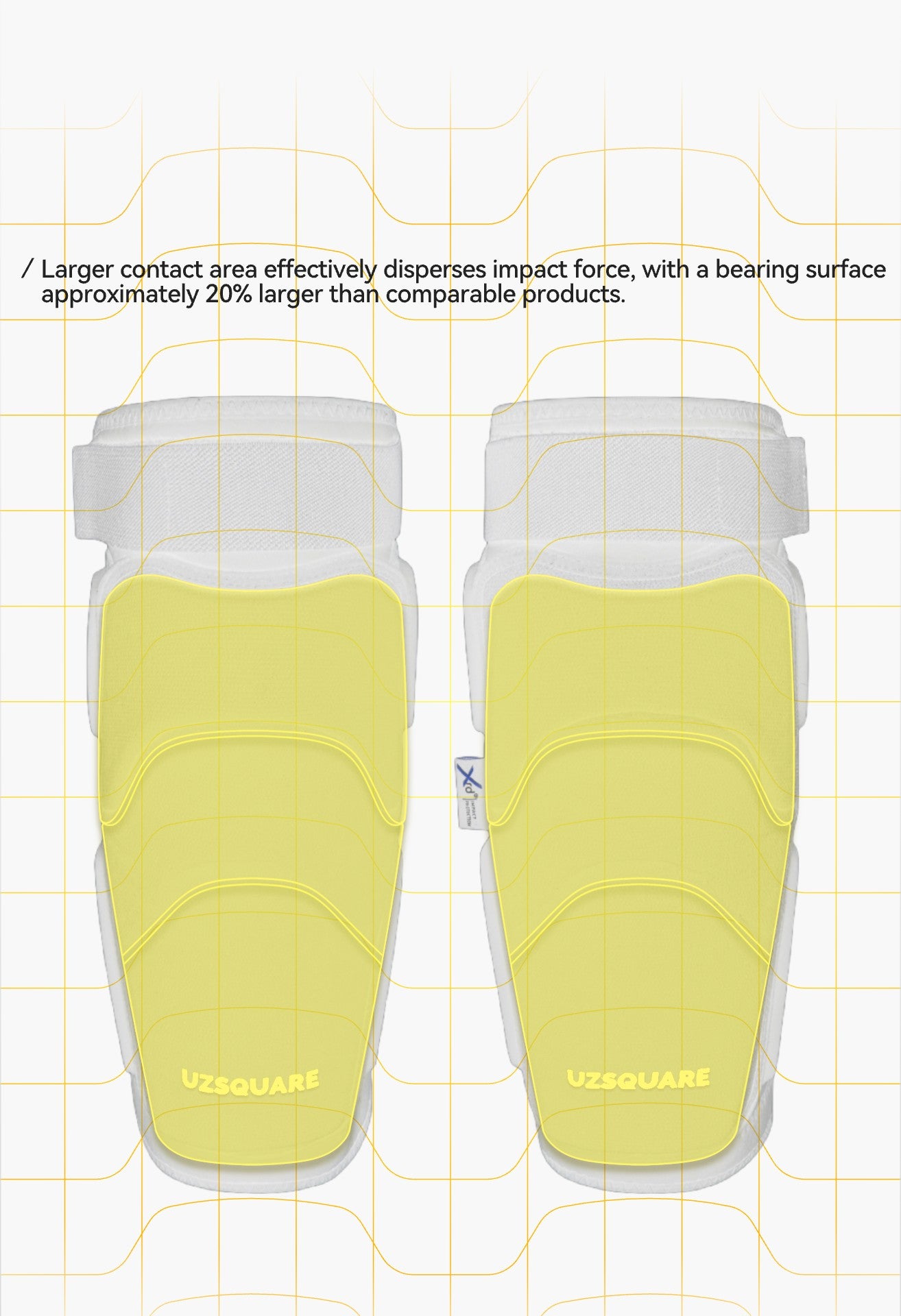 UZSQUARE Protective Knee Pads for Snowboarding & Skiing