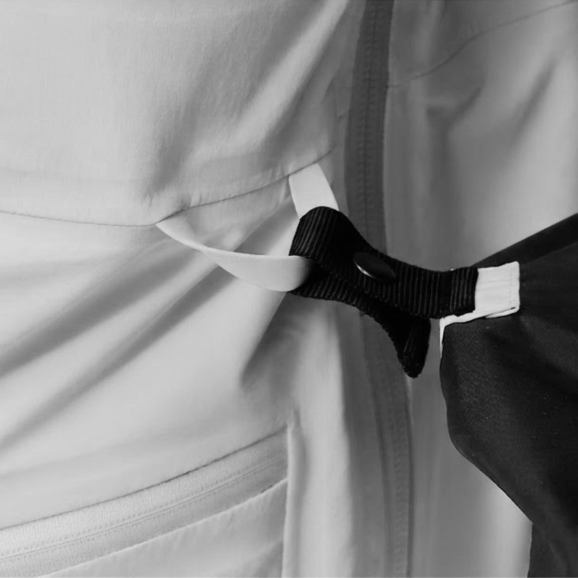Jacket-to-Pant Connection Hooks