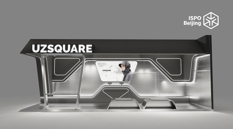 UZSQUARE booth concept for ISPO Beijing