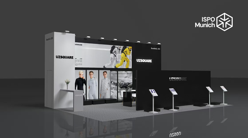 UZSQUARE booth concept for ISPO Munich